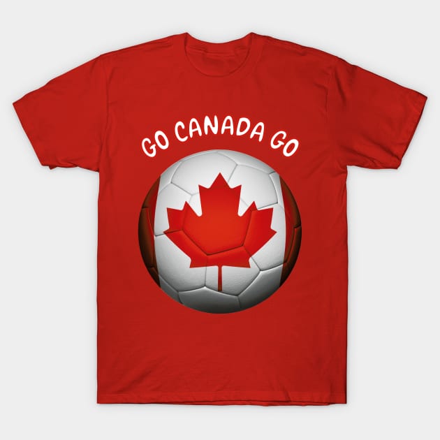 CANADA SOCCER T-Shirt by Rome's designs